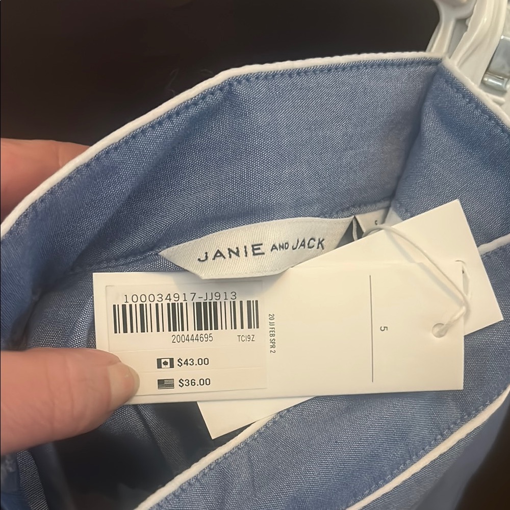 Chambray short & jacket set - Picture 4 of 8